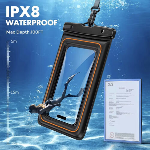 Sponge Floating Mobile Phone Bag Large Medium Small Waterproof Proof Phone Pouch Swimming Drifting Mobile Phone Bag - Image 10